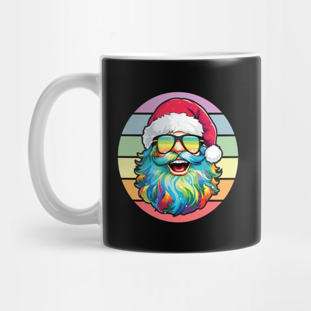 Gay Santa Claus LGBTQ Christmas Queer Pride Homosexual by Lunatic Bear